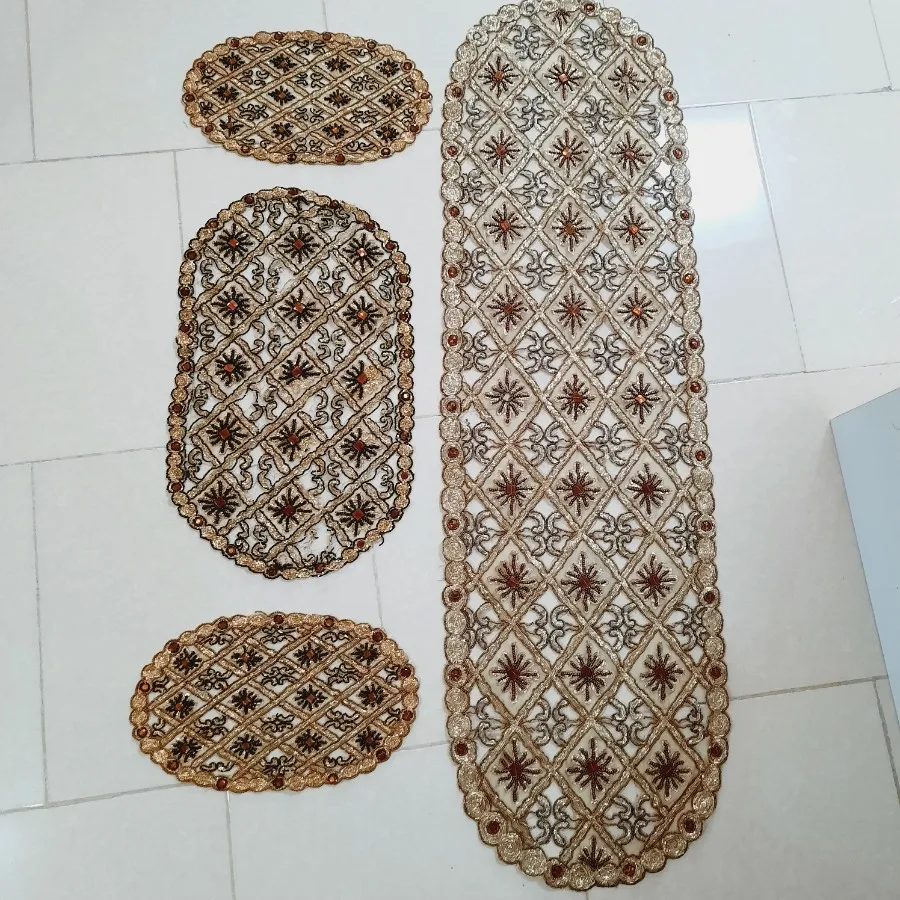 ست رومیزی سرمه دوزی