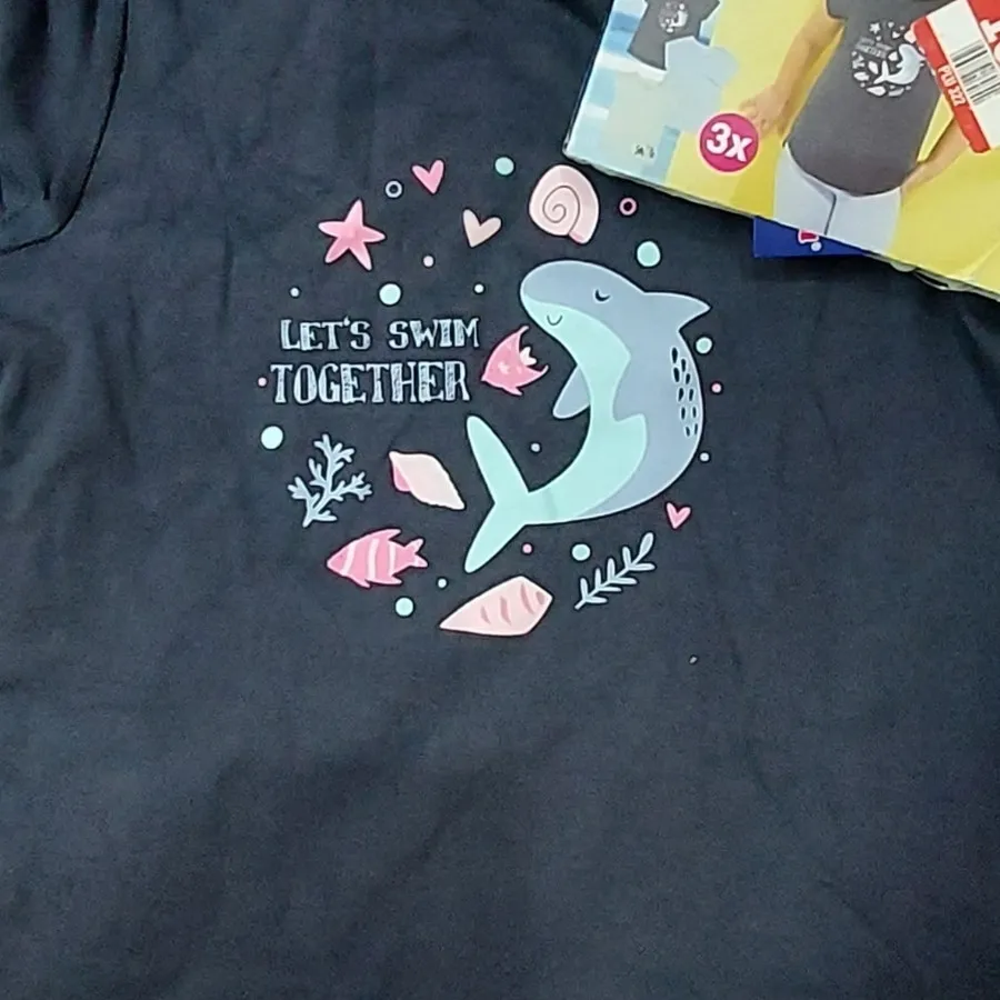 تیشرت دخترانه 3 در 1بسته