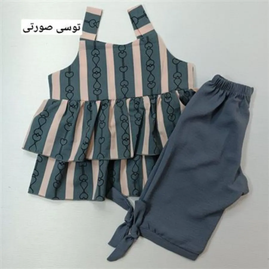 تاپ شلوارک هندسی