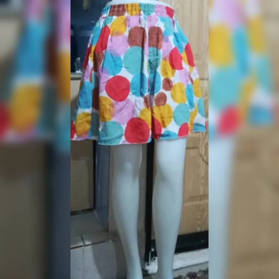 دامن توپ توپی،ترک نخی