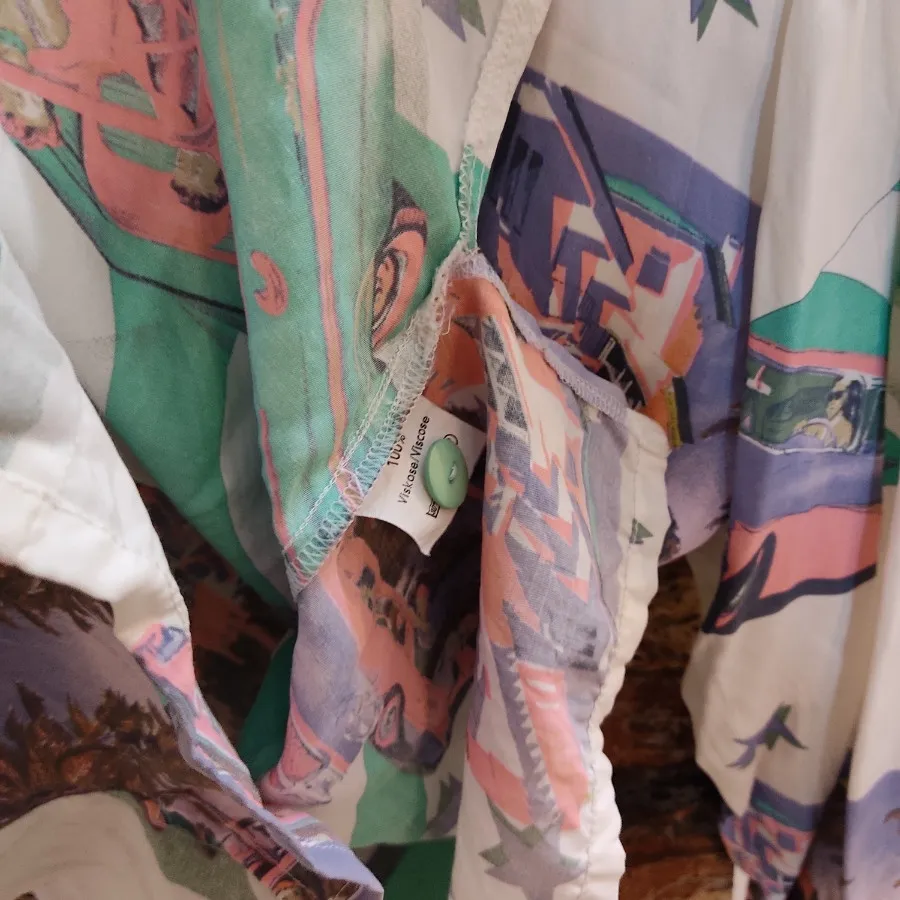 پیراهن تونیک مانتویی