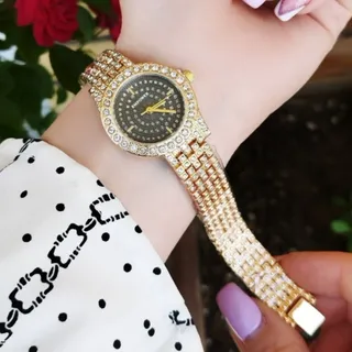 ساعت زنانه پرکار نگین دار
