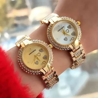 ساعت زنانه پرکار نگین دار