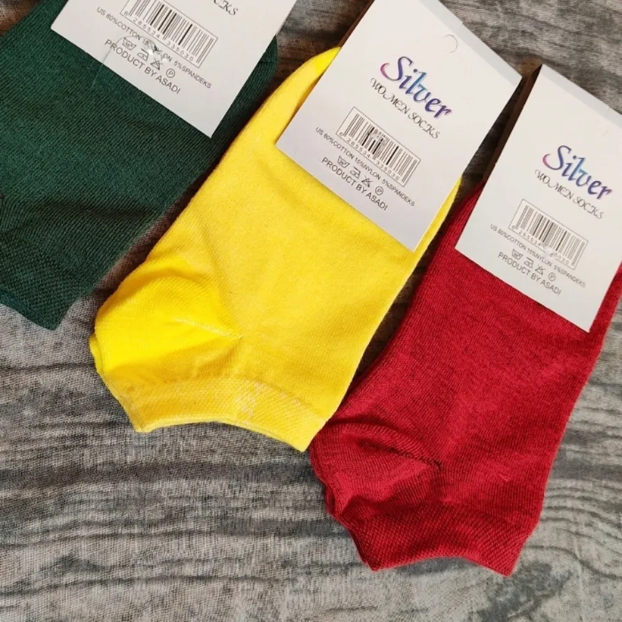 جوراب رنگی ساده