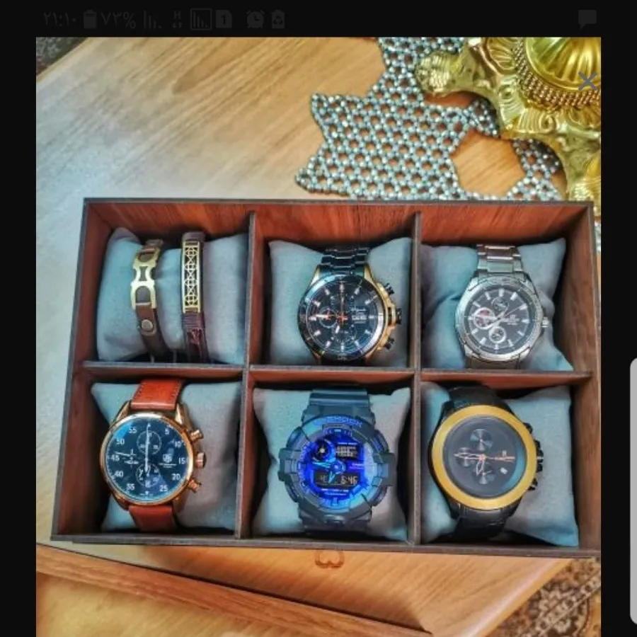 جعبه ساعت شش تایی کشو دار