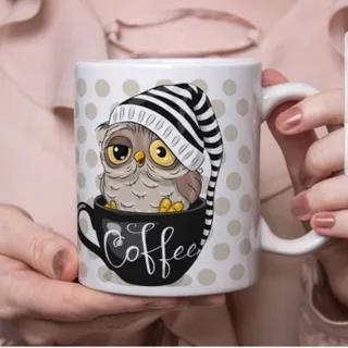 ماگ سرامیکی طرح جغد