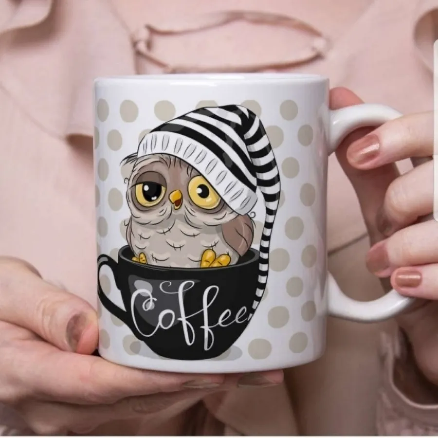 ماگ سرامیکی طرح جغد