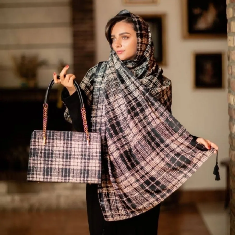 ست کیف دستی و شال