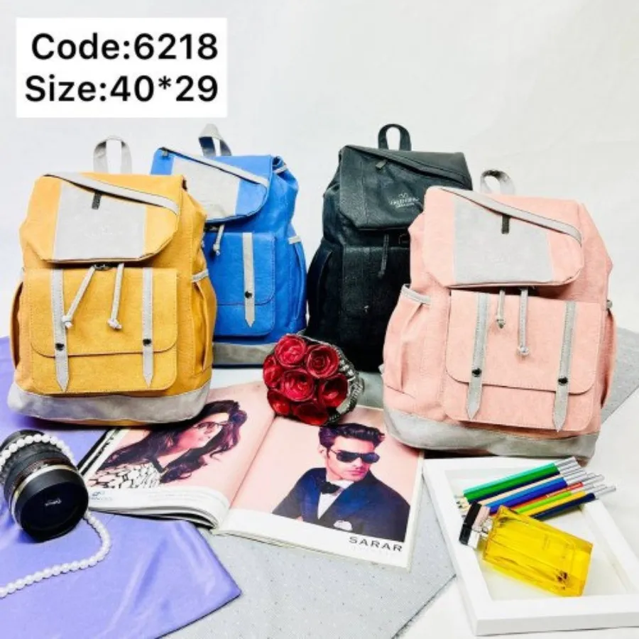 کوله پشتی دخترانه دو رنگ