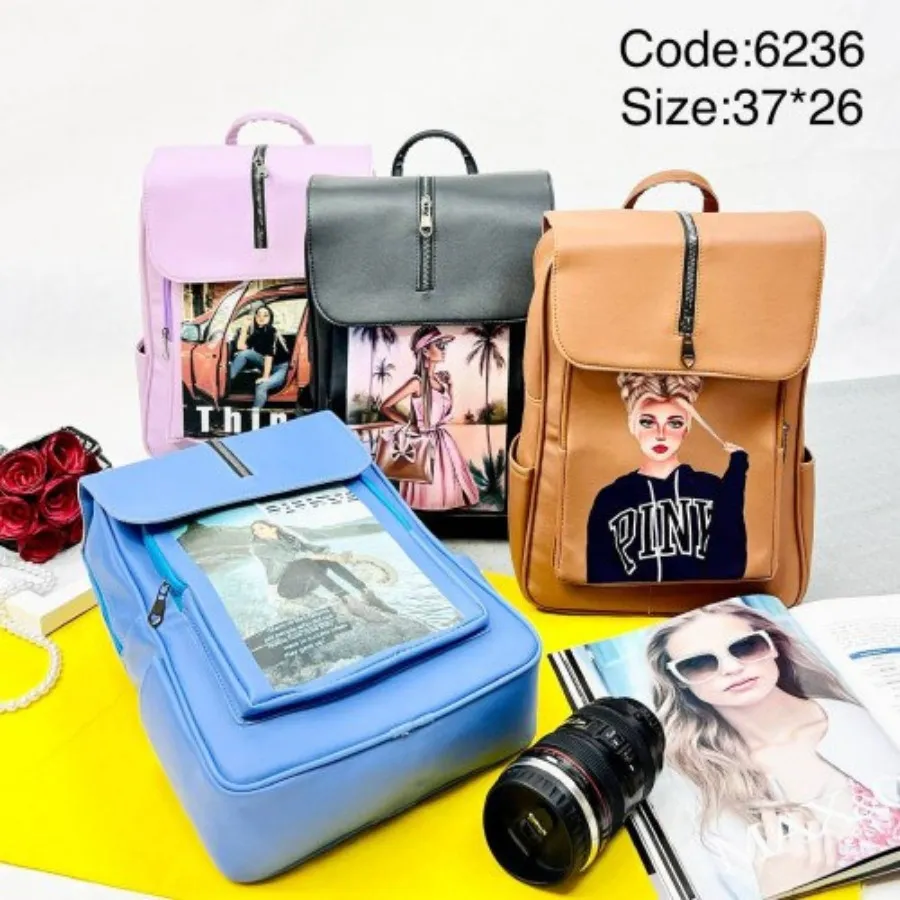 کوله پشتی دخترانه عکس دار