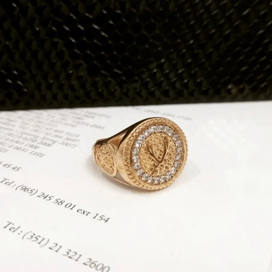 انکشتر طلا روس مردانه