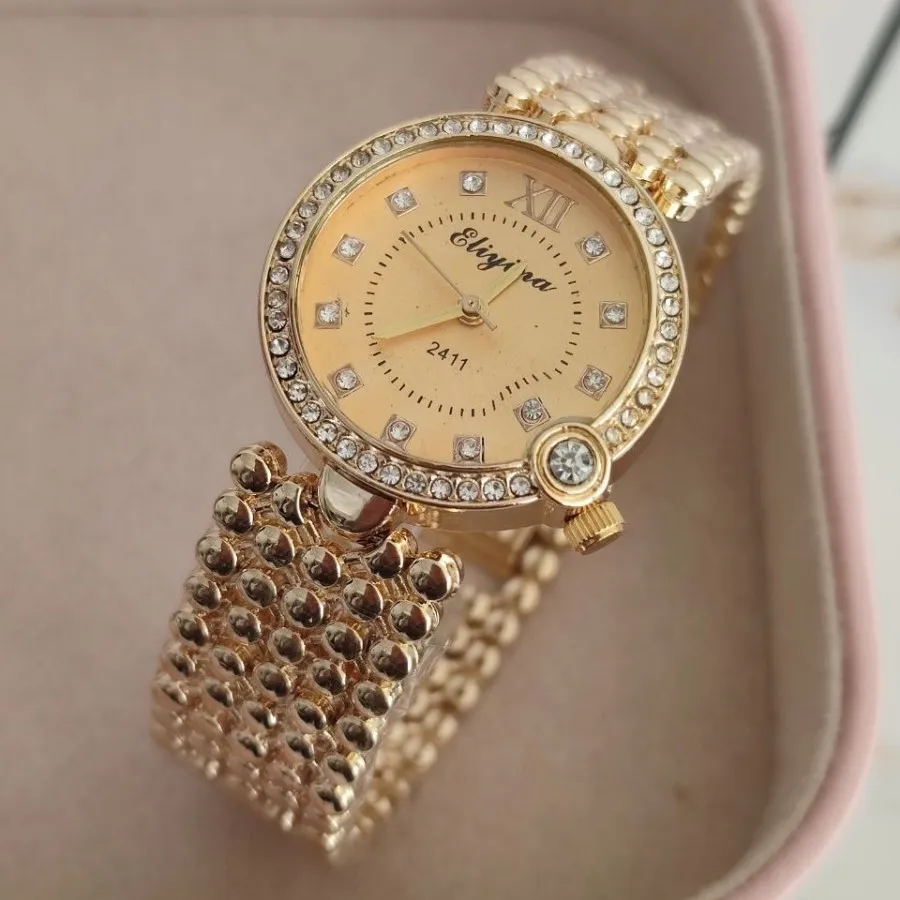 ساعت زنانه پرکار نگین دار