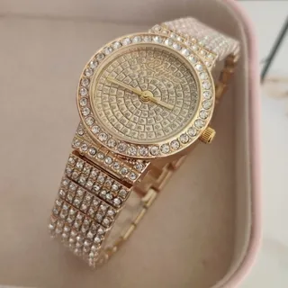 ساعت زنانه پرکار نگین دار