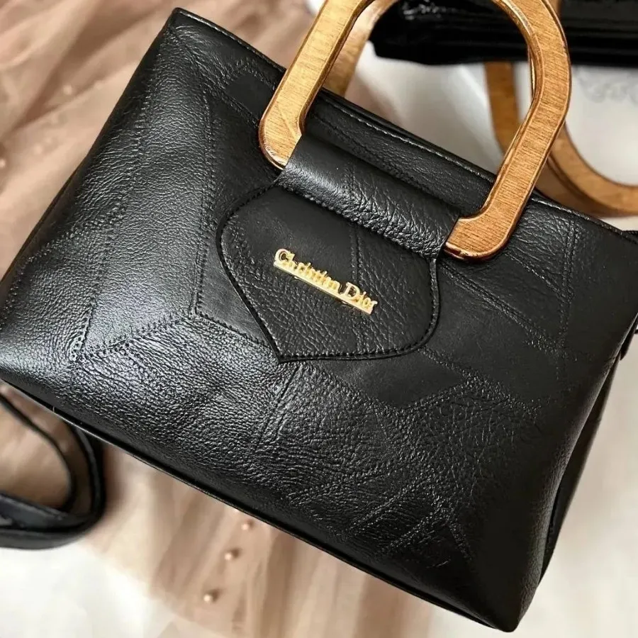 کیف دسته چوبی