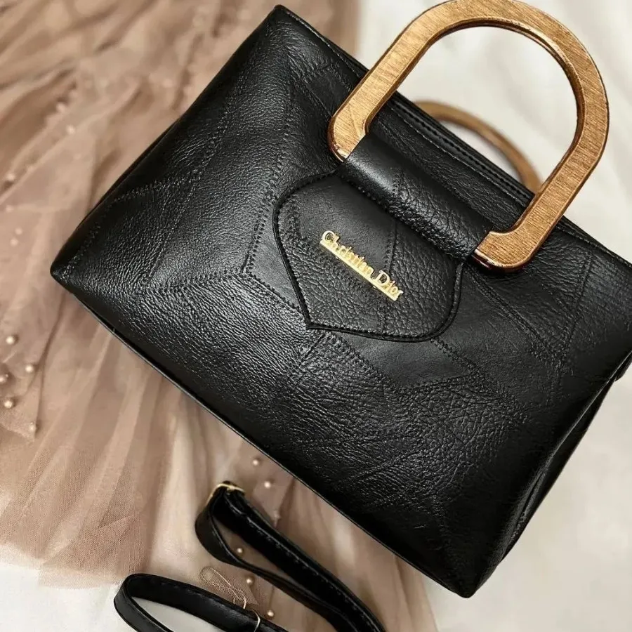 کیف دسته چوبی