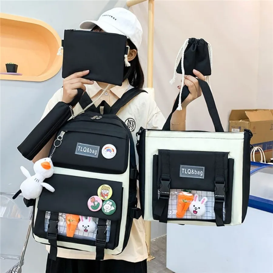 ست کوله پشتی 4 تکه فانتزی