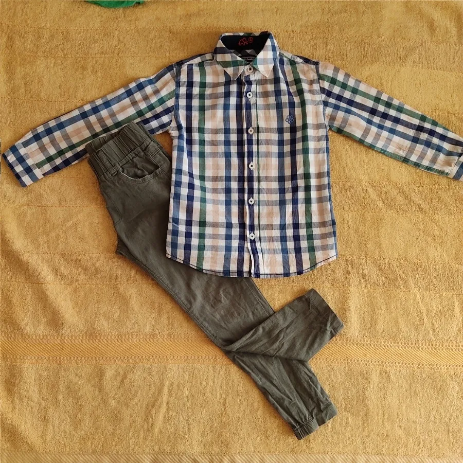 بلوز وشلوار یشمی