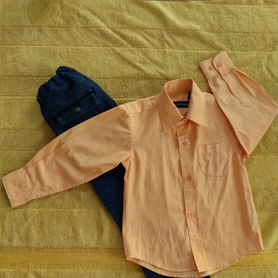 پیراهن نارنجی مرجانی