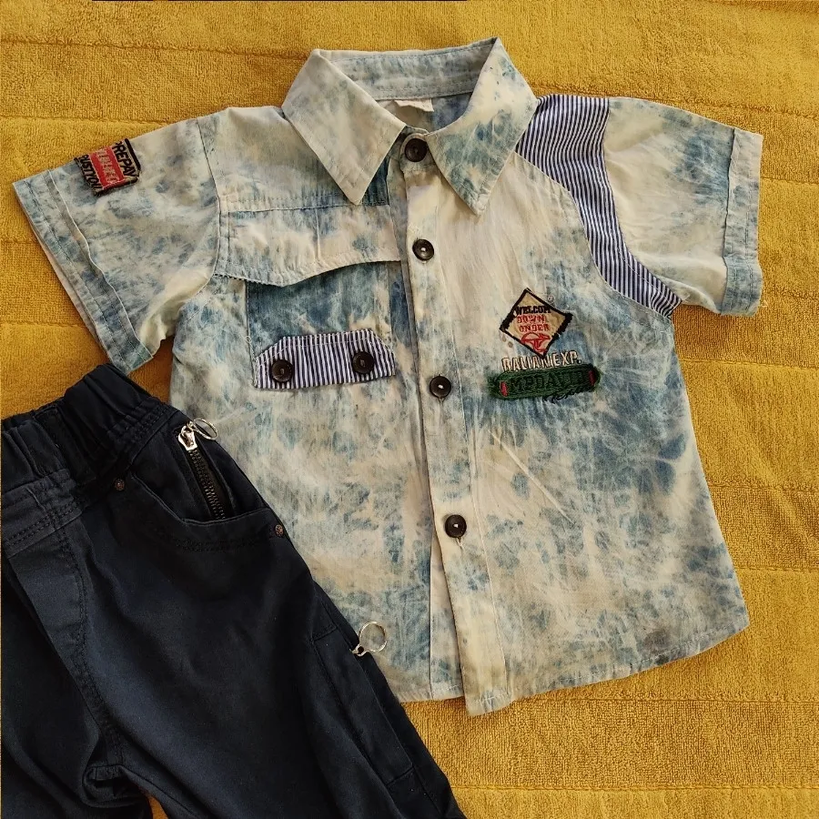 پیراهن جین کاغذی