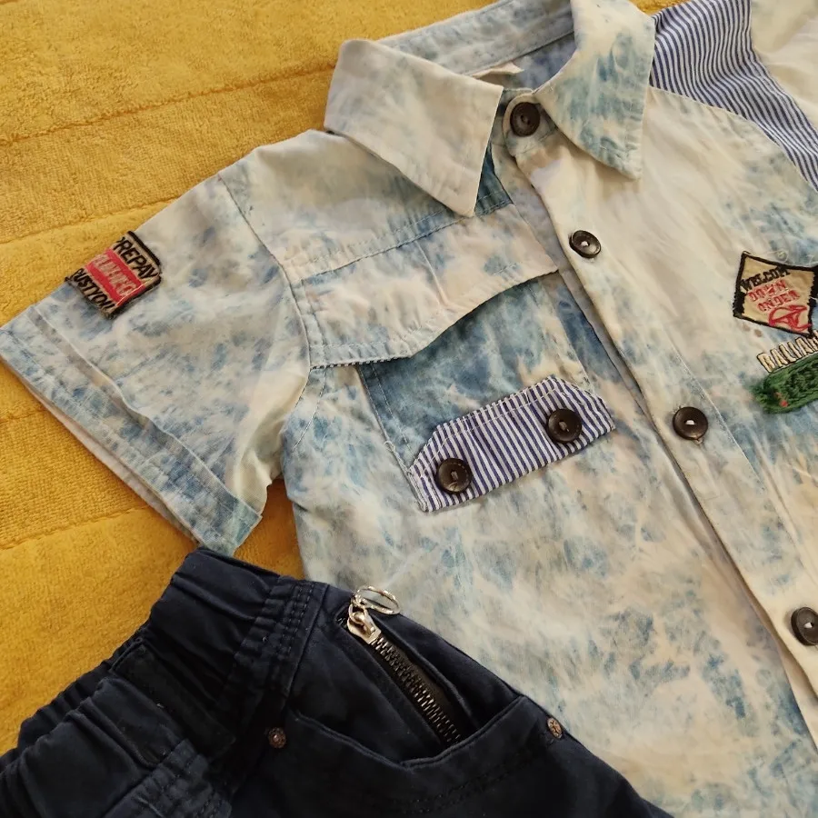 پیراهن جین کاغذی