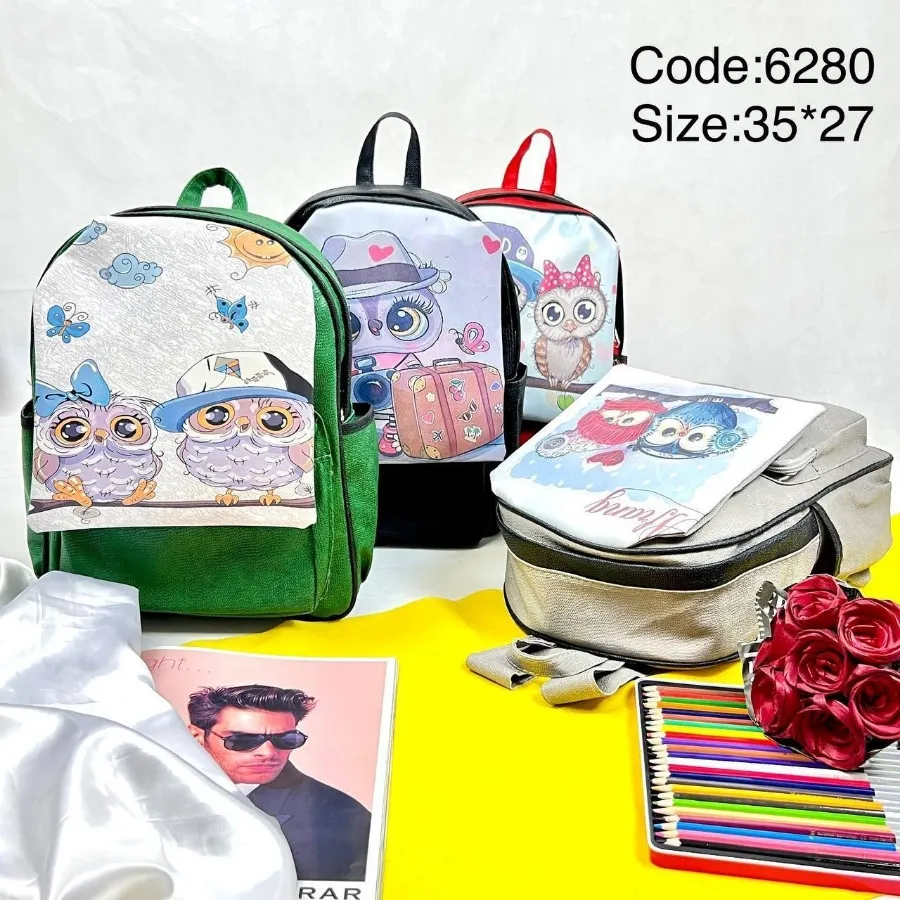 کوله پشتی دخترانه جغد