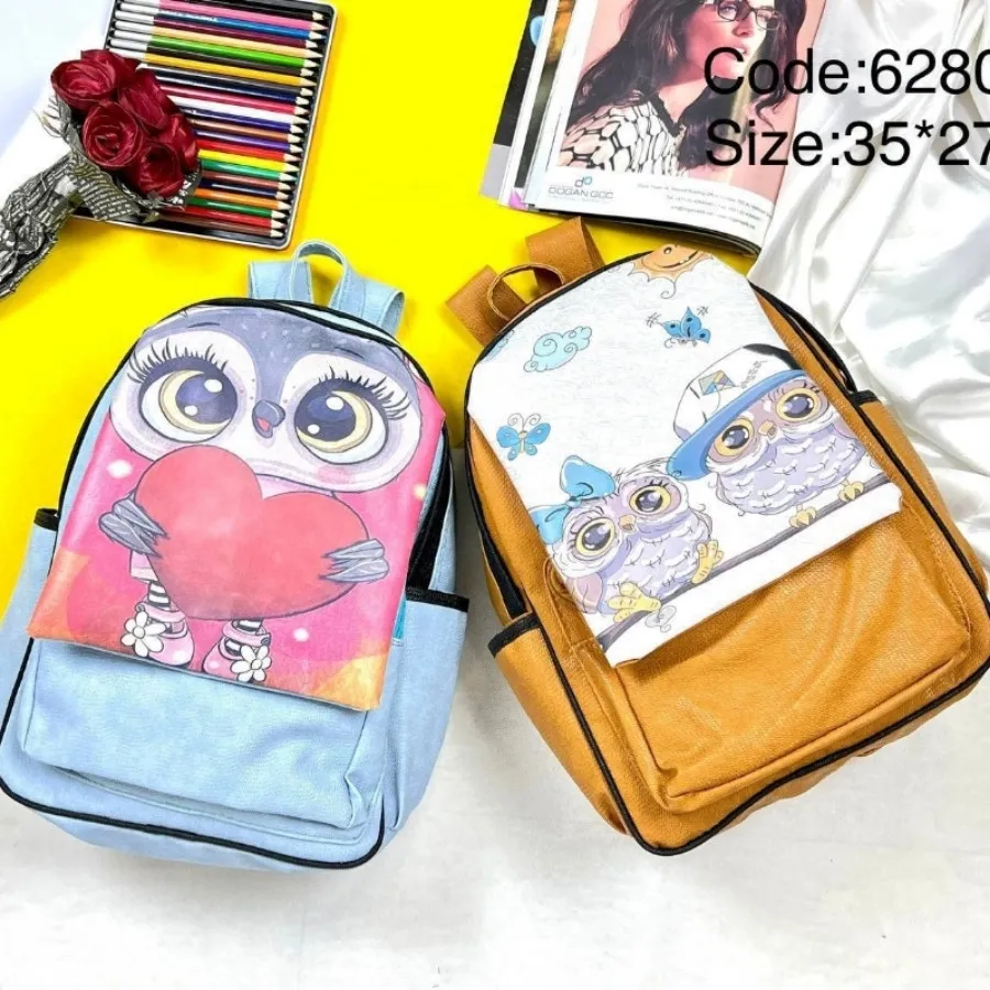 کوله پشتی دخترانه جغد