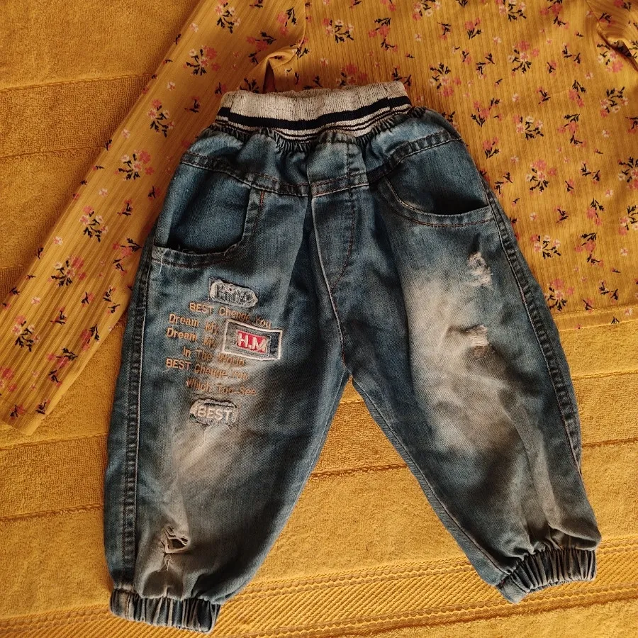 بلوز وشلوارک جین