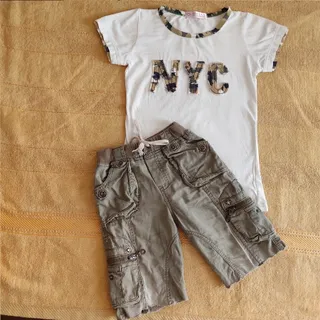 ست تیشرت وشلوارک