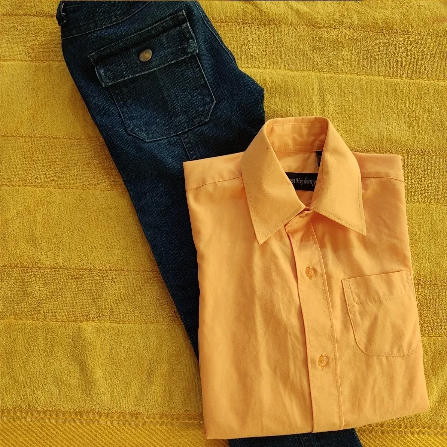 پیراهن نارنجی مرجانی