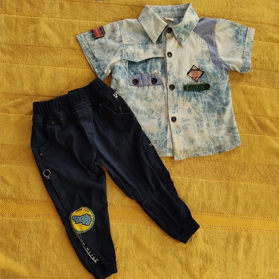 پیراهن جین کاغذی