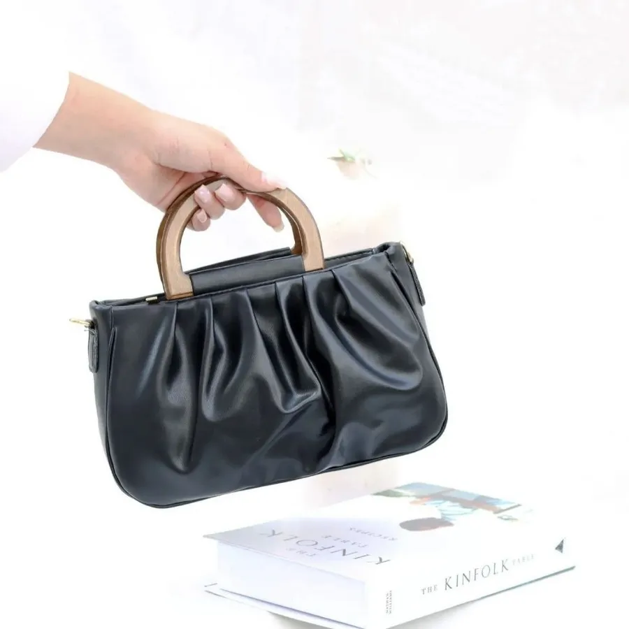 کیف مینیمال دخترانه چوبی