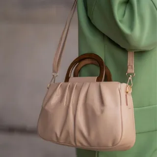 کیف مینیمال دخترانه چوبی