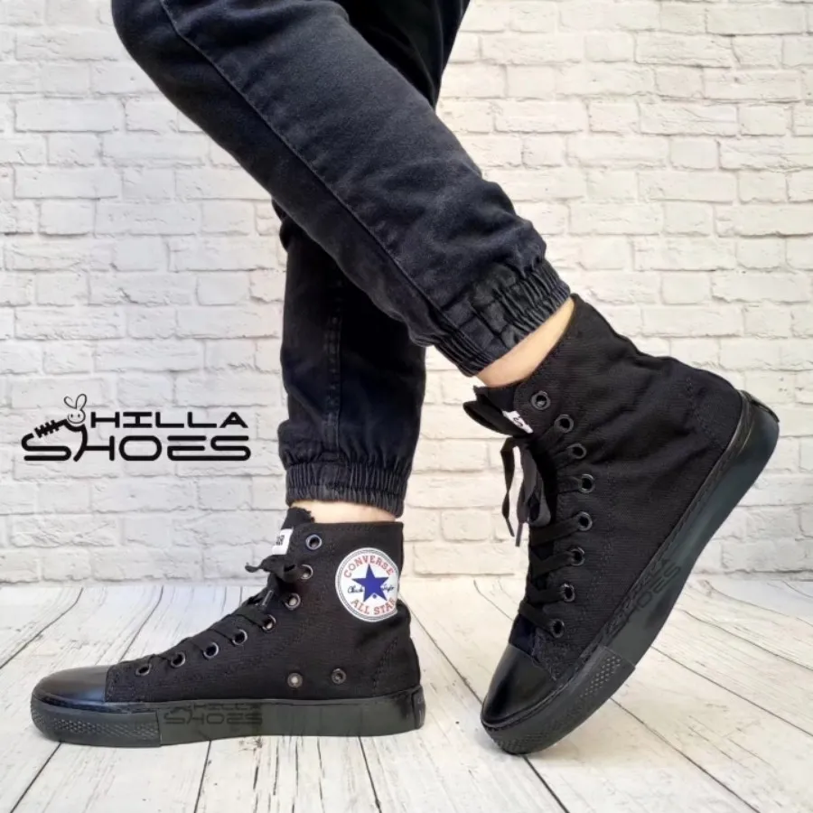 Converse full store black original