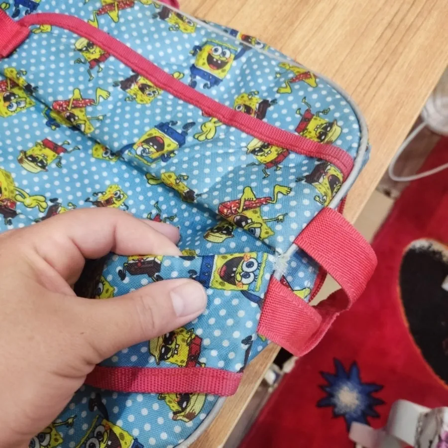 کوله پشتی طرح باب اسفنجی