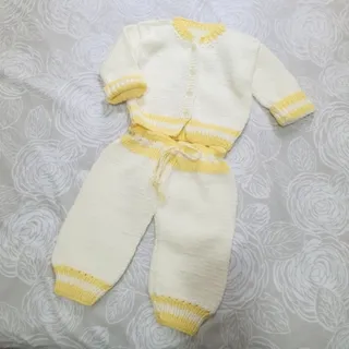 ژاکت و شلوار بافت