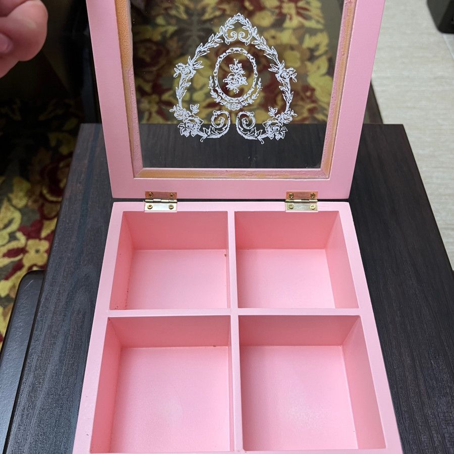 جعبه دمنوش چوبی