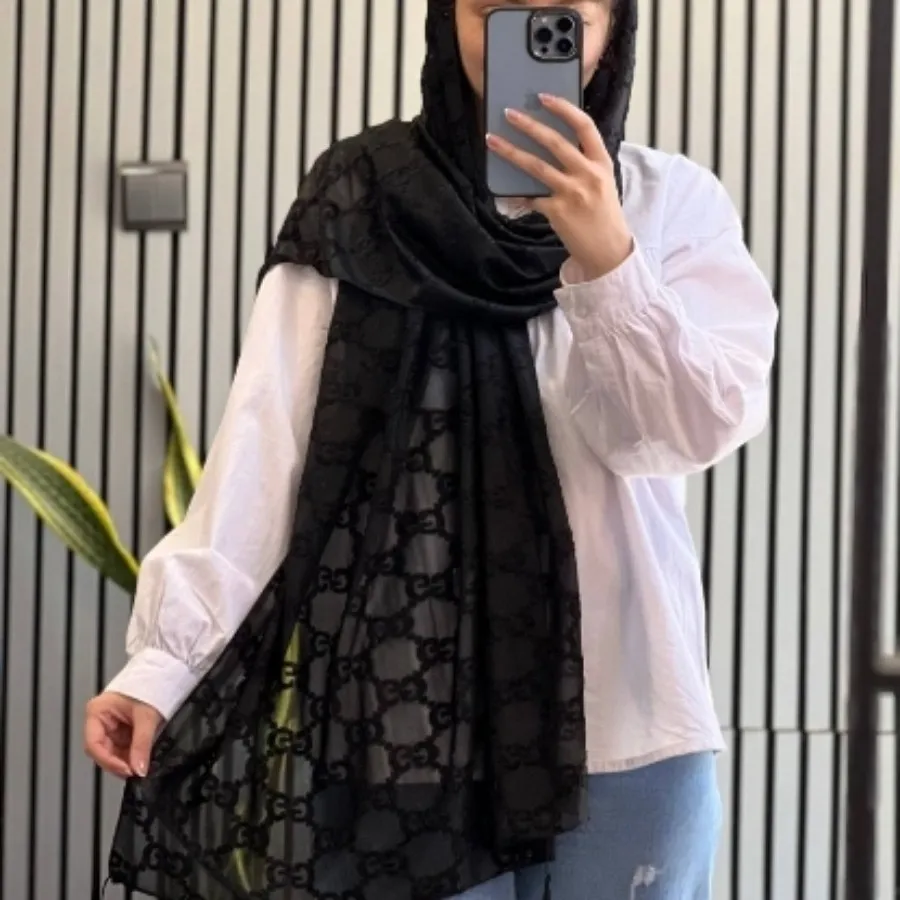 شال حریر مخمل