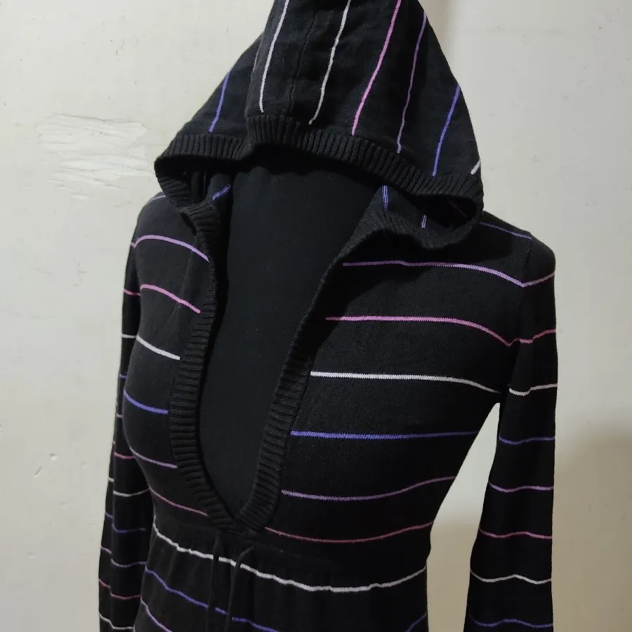 پیراهن بافت کلاه دار