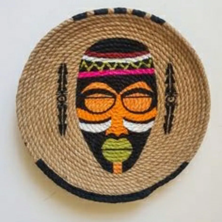 بشقاب دیوارکوب کنفی