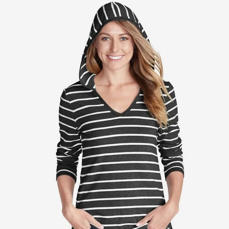 پیراهن بافت کلاه دار