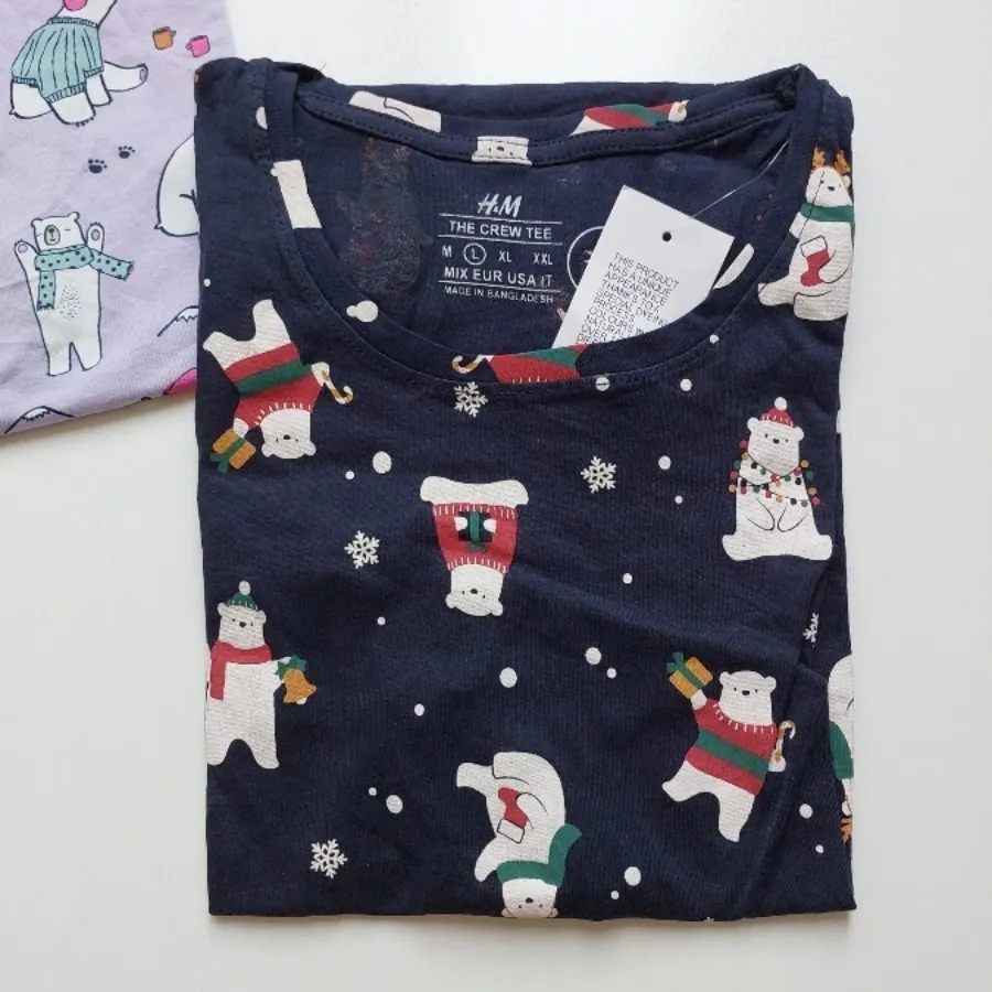 تیشرت نخی h&m