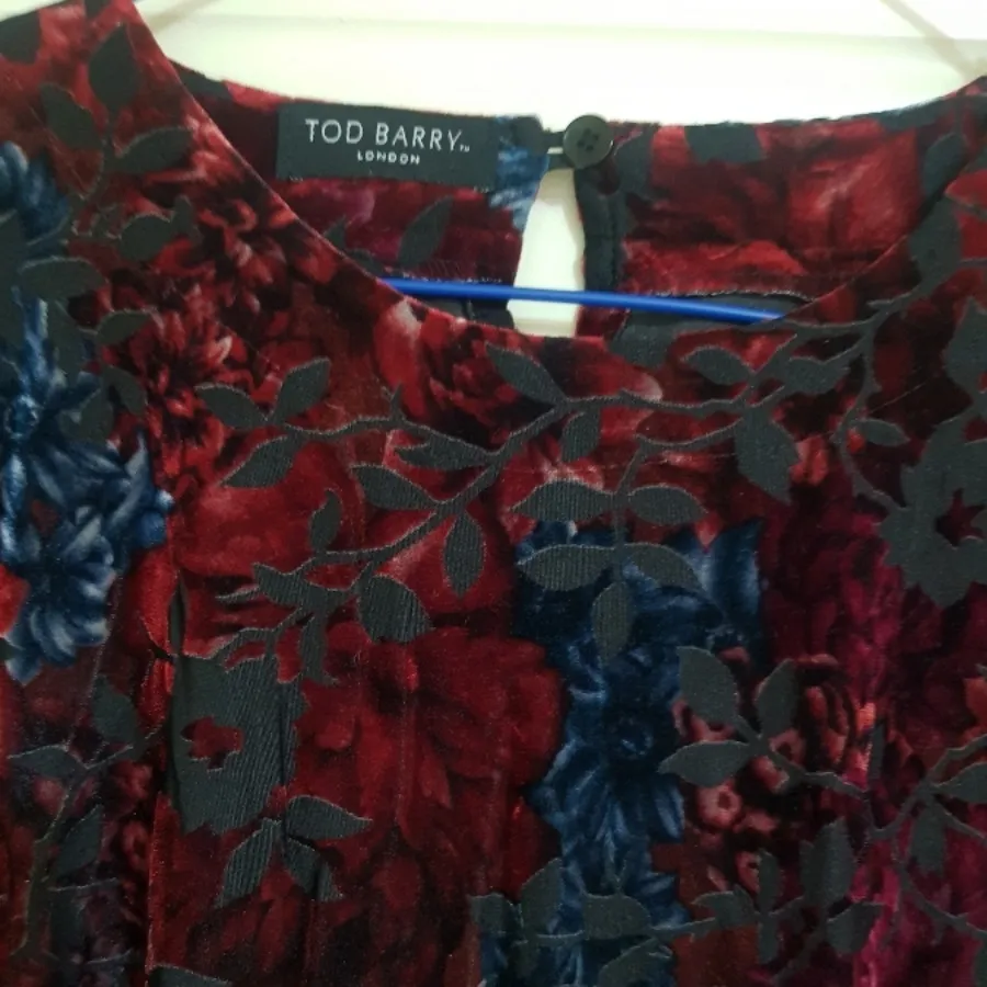 شومیز مخمل گلدار