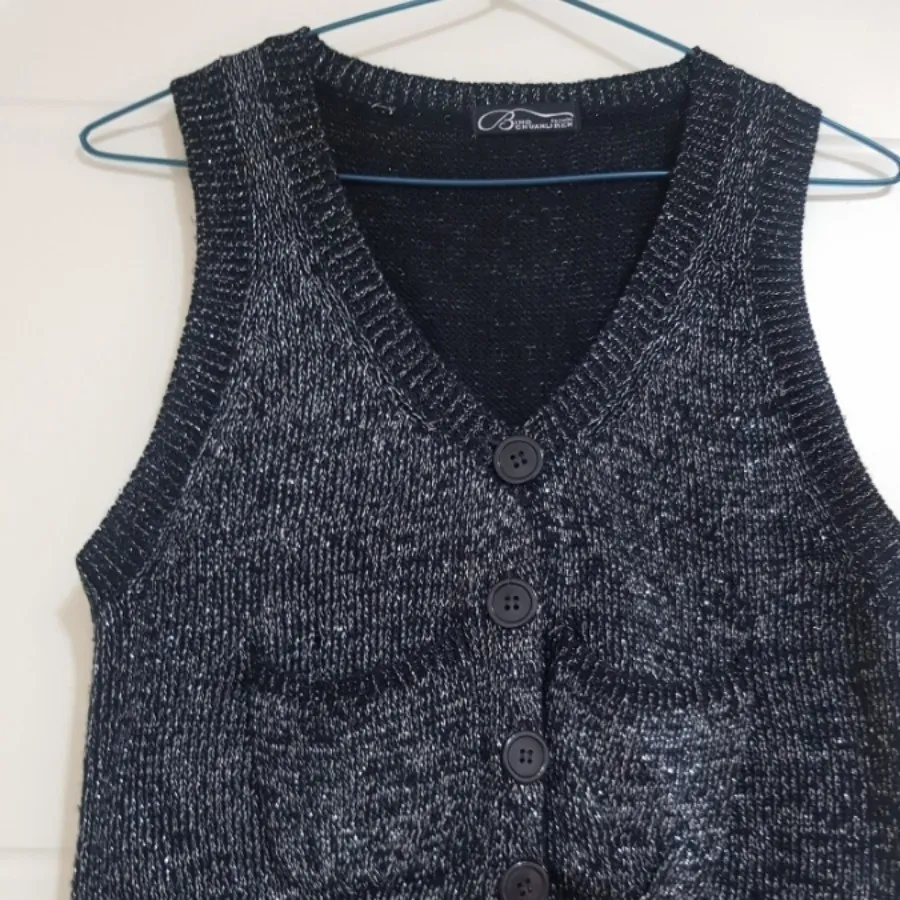 جلیقه بافت لمه ای