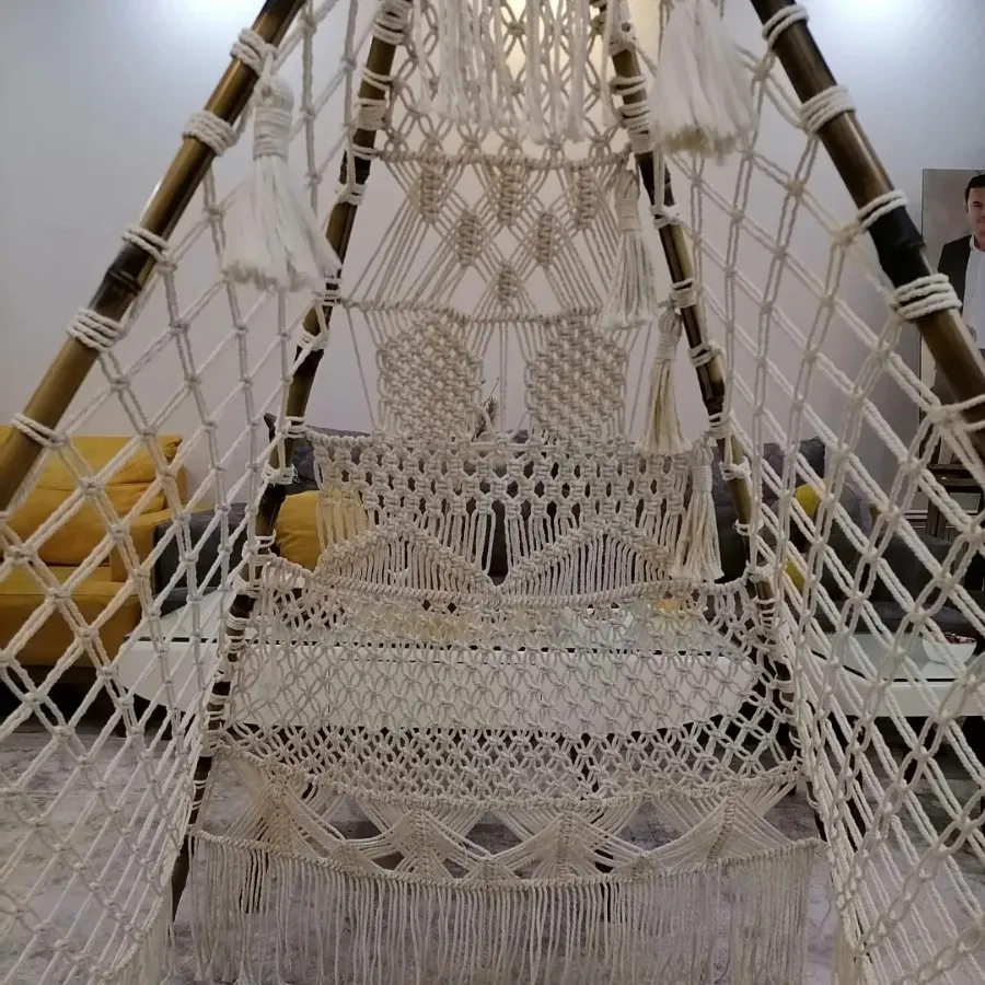 خیمه«چادر سرخپوستی»مکرومه