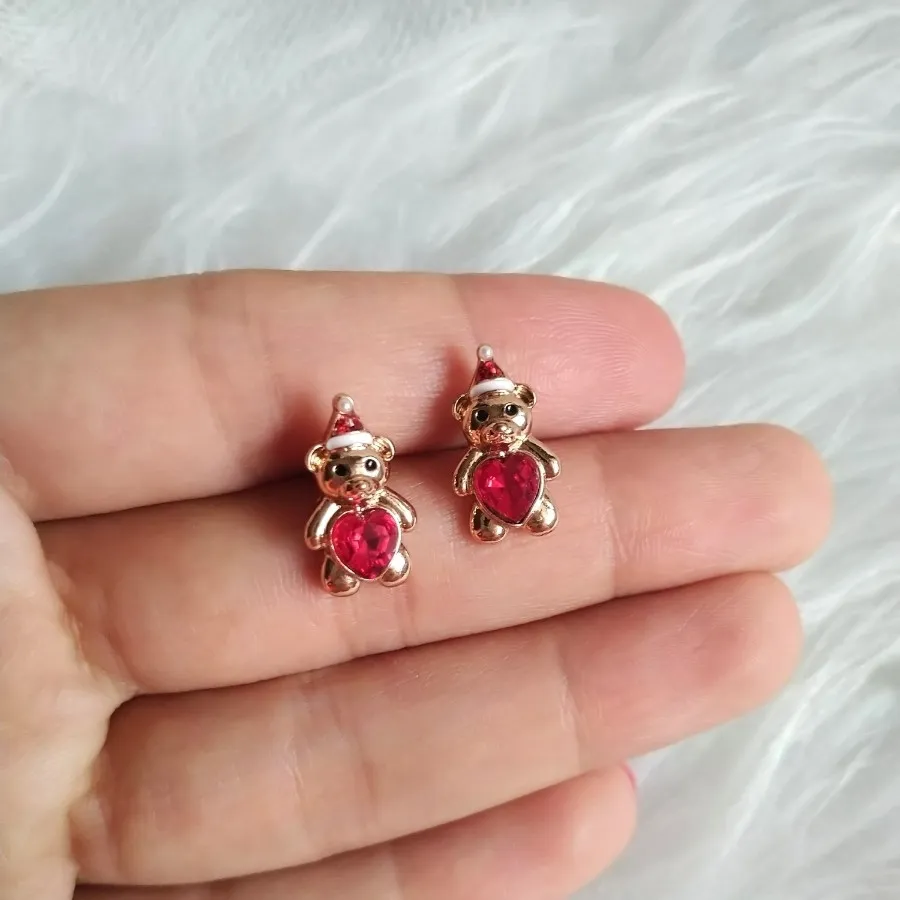 گوشواره میخی کریسمس