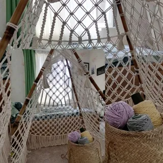 خیمه«چادر سرخپوستی»مکرومه