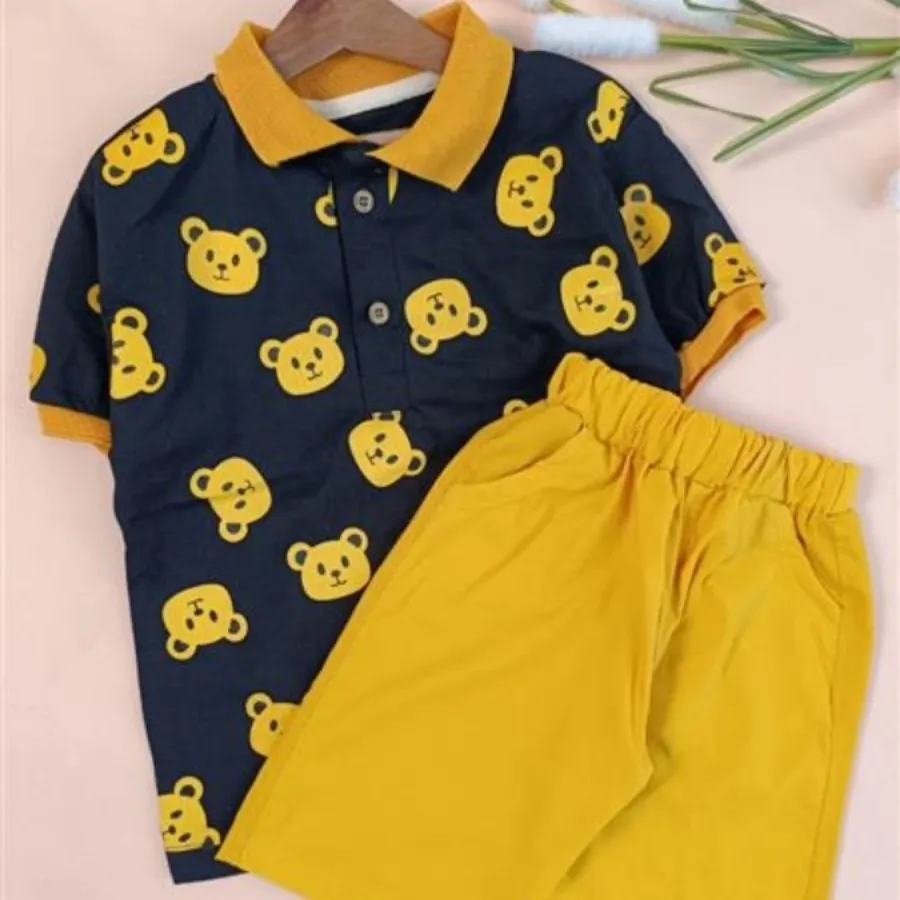 تیشرت شلوارک yellow bear