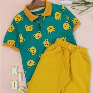 تیشرت شلوارک yellow bear