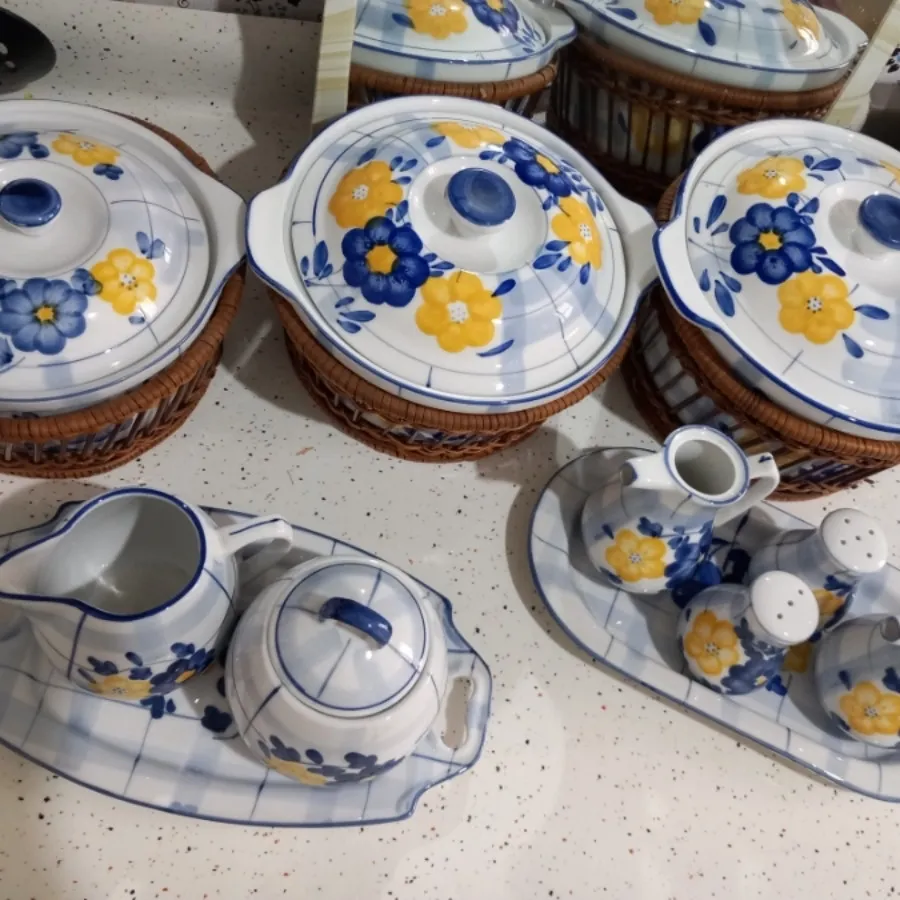 سرویس گل پنبه ای
