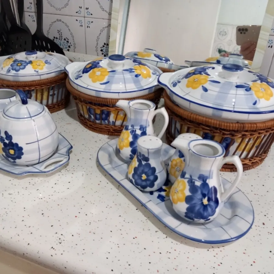 سرویس گل پنبه ای